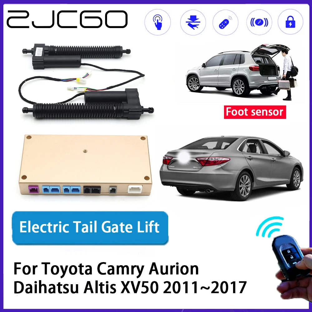 ZJCGO Auto Trunk intelligent Electric Tail Gate Lift Automatic Tailgate for Toyota Camry Aurion Daihatsu Altis XV50 2011~2017