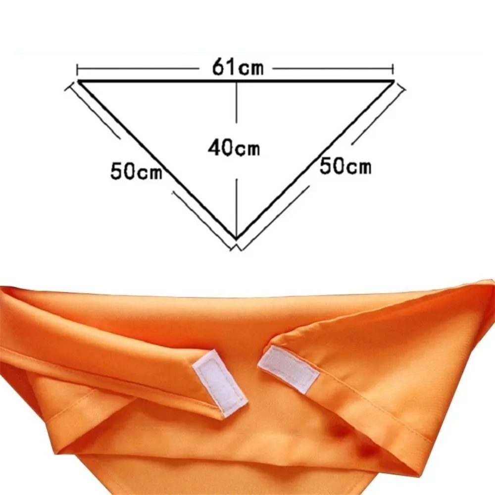 Simple Cotton Triangle Kitchen Work Cap Adjustable Unisex Chef Hat Solid Color Waitress Hat Kitchen