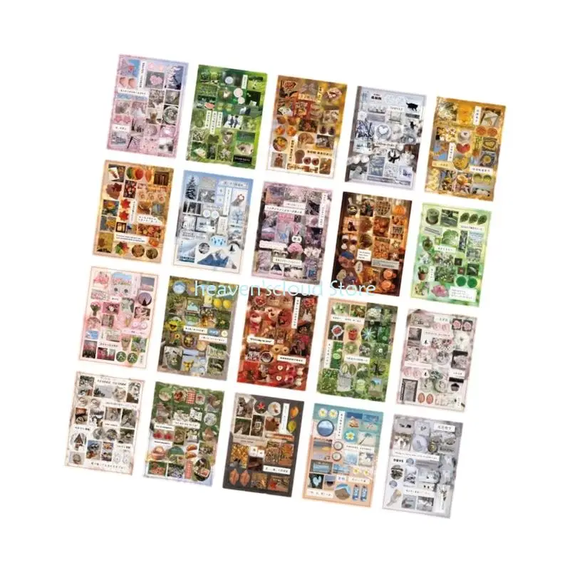 Y88b Японские стиливы наклейка ретро наклейка на стикер наклейка книга канцелярские товары канцелярские товары