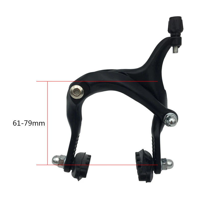 61-79mm Long Distance Rear & Front C Caliper Brake Set Bike Side Pull Burnishing Folding Bicycles Polished Accessories