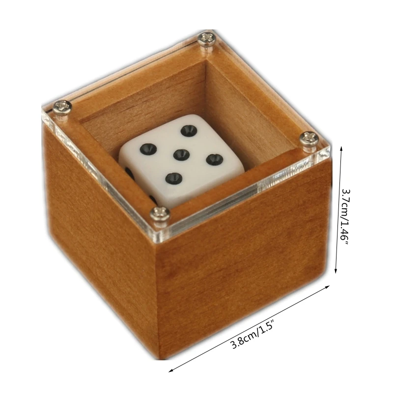 Dot Number Change Dice Magic Props Dice Magic Trick Vision Gimmick Mind Prediction Dice Number Illusion Props for Stage