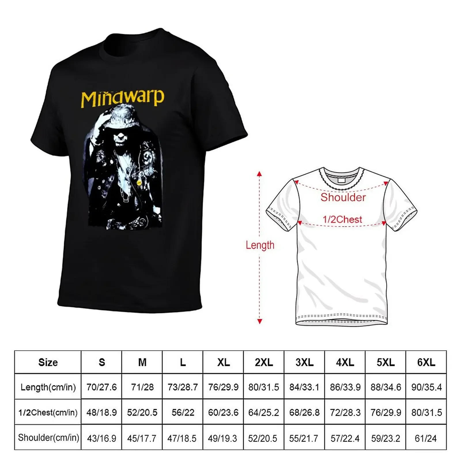 Zodiac Mindwarp 1987 T-Shirt street wear anime clothes mens clothes