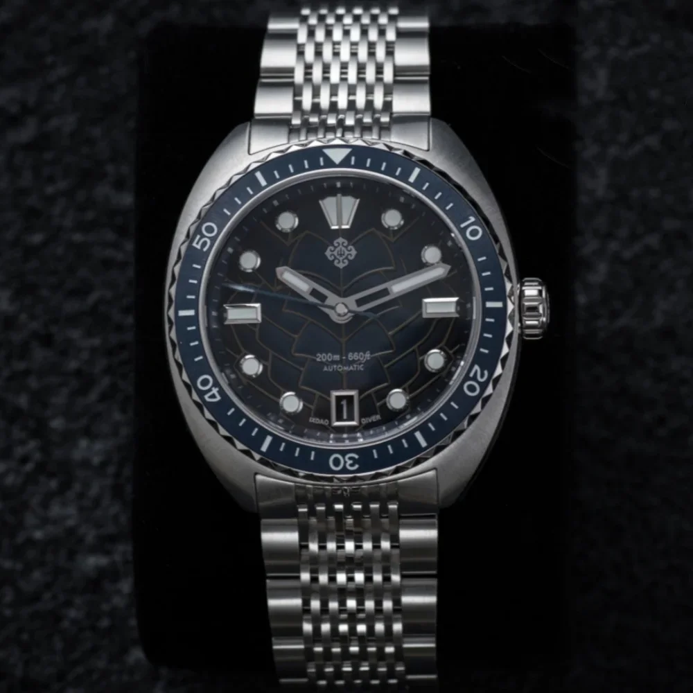 Ixdao Ipose 2025 Nieuwe NH35 Mode Heren Automatisch Mechanisch Horloge Saffier Roestvrij Staal Sport Duiken 20 Bar Bwg-9 Reloj Hombr