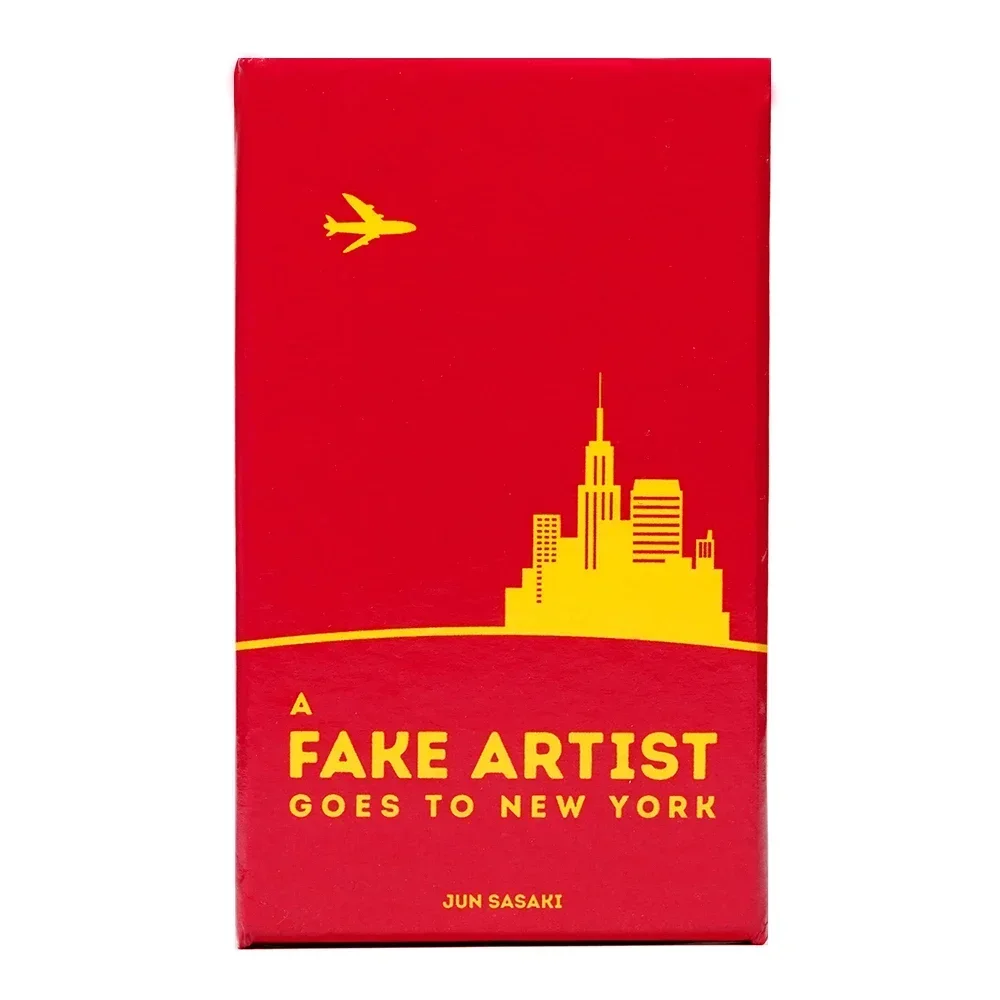 Board Game A Fake Artist Goes to New York Card Game Pictionary With A Hidden Identity Mechanic for 5-10 players