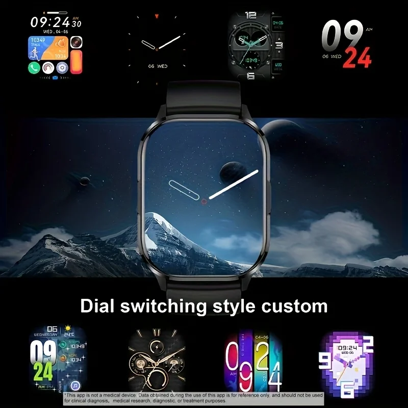 ساعة ذكية نسائية بسيطة وأنيقة، ساعة ذكية للرجال بشاشة AMOLED HD، مكالمات لاسلكية، مساعد صوتي