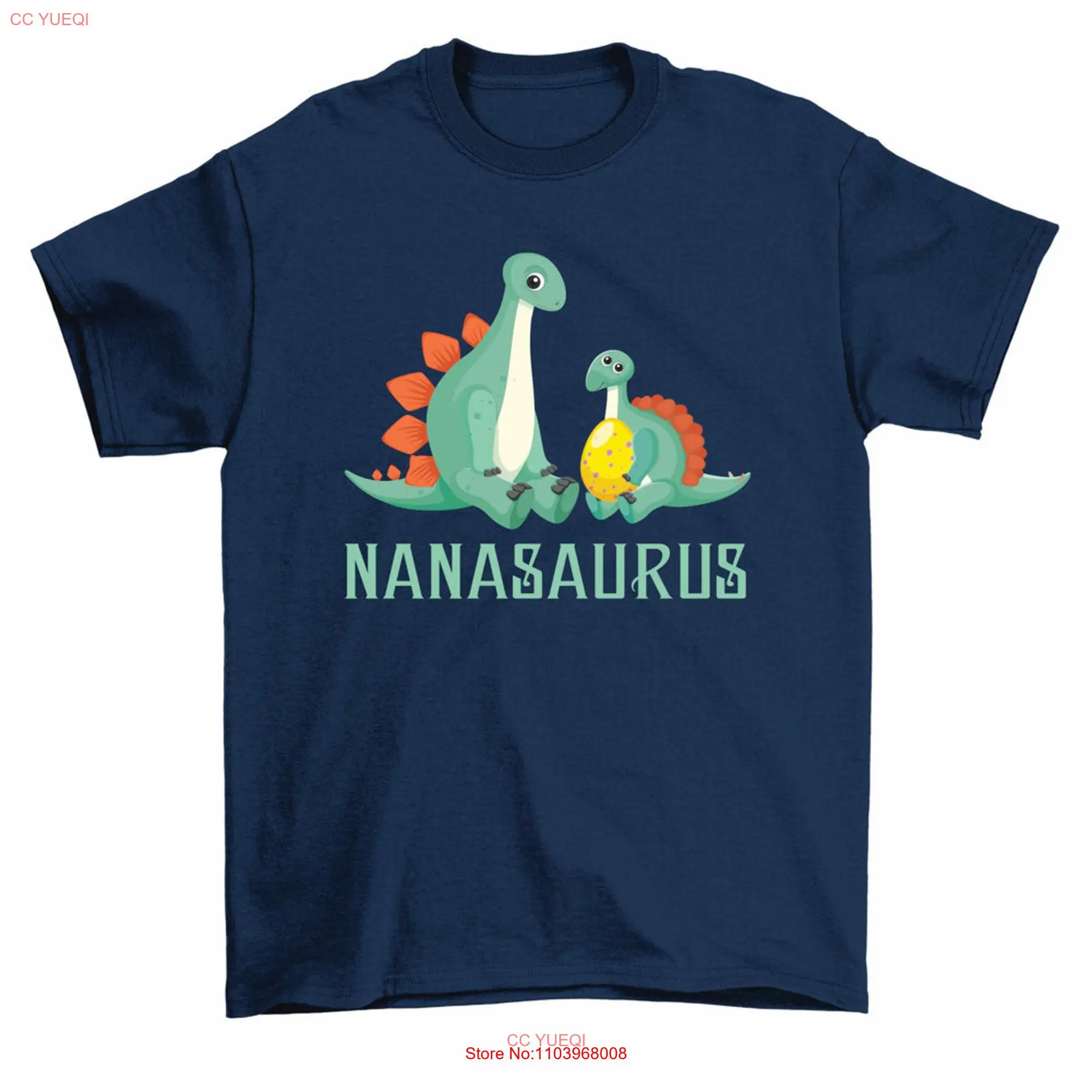 Женская футболка с длинным или коротким рукавом, с изображением динозавра нананазавра, бабушки Рекс