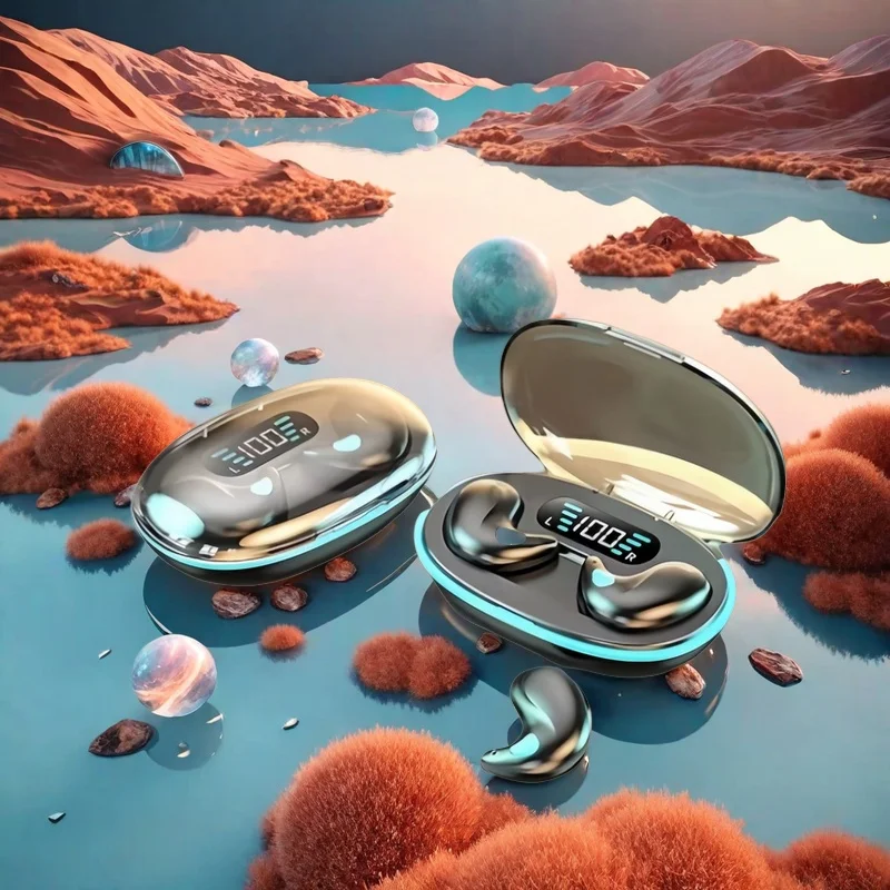 X55 Earphones Wireless Earphones Headphones Noise Reduction Sport Game Sleep Bluetooth 5.0 Earbuds HIFI Stereo Music Headset