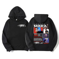 Rapper Maka Aura Tour Album 2025 Hoodies Men Women Vintage Style Harajuku Street Sweatshirts Casual High Quality Comfort Hoodie