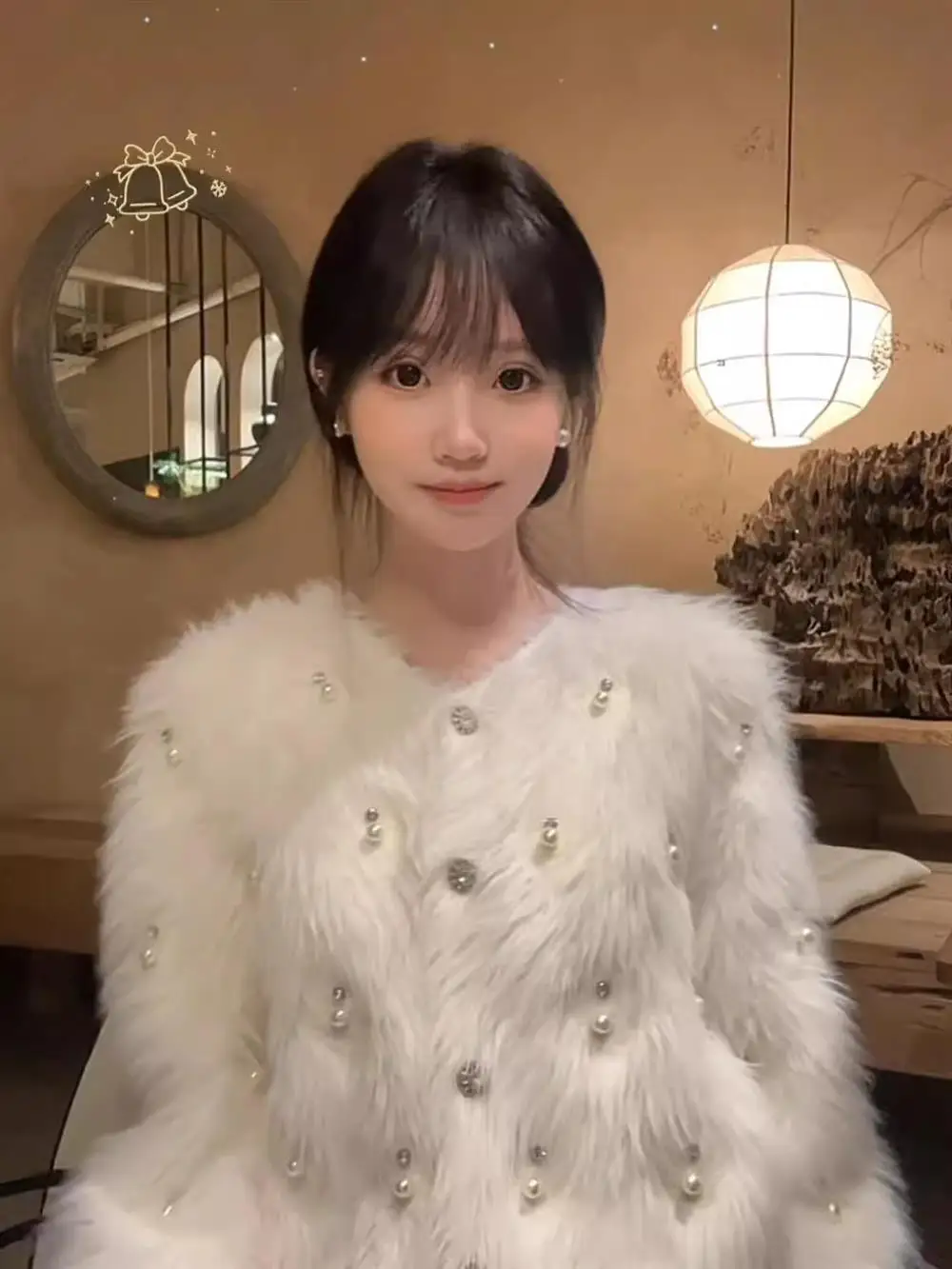 

Тяжелый мягкий уютный женский свитер Jaet, свободный крой, осенне-зимний модный пушистый открытый кардиган с эффектом похудения