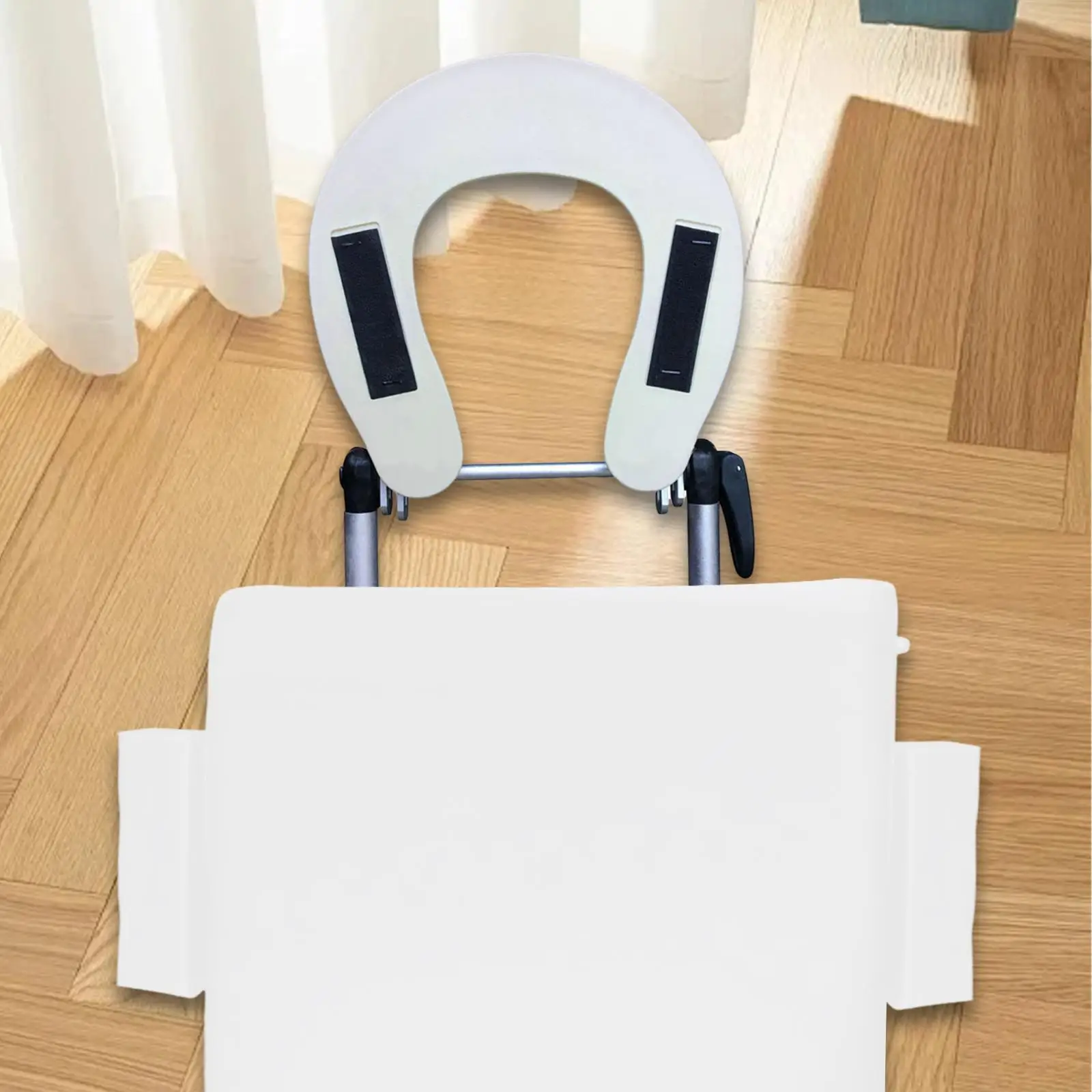 طاولة التدليك، مهد الوجه، ملحقات احترافية قابلة للتعديل، حامل مريح من الألومنيوم للوجه، حامل مسند الرأس لسرير التدليك #3