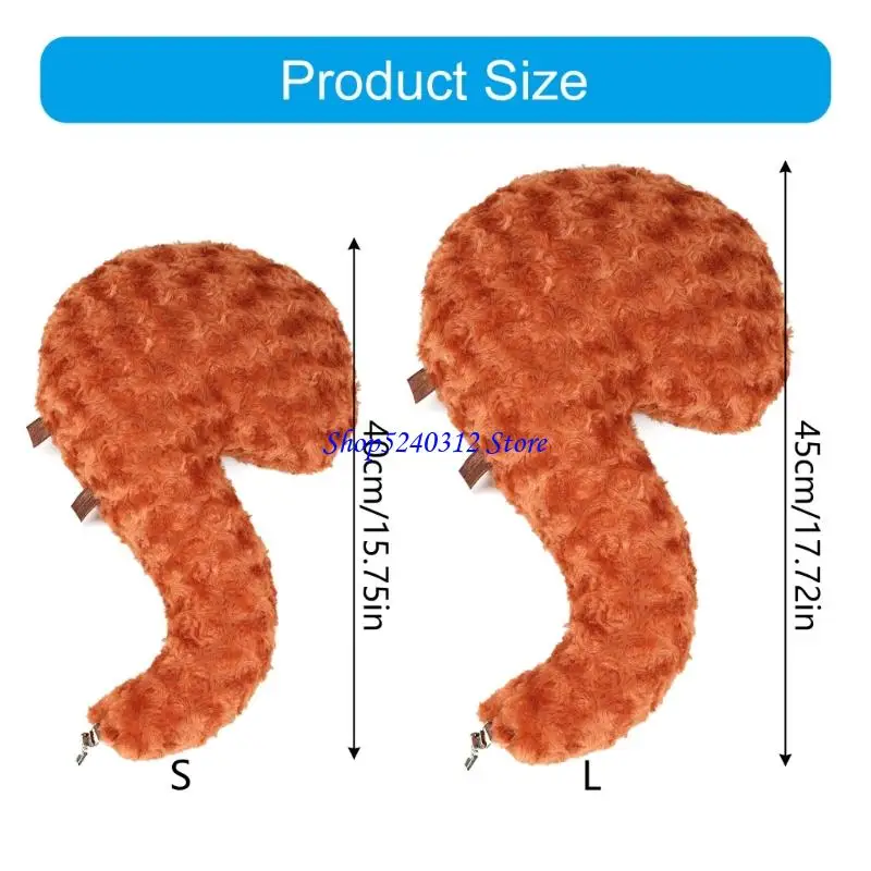 634c Eichhörnchen -Ohrstirnband mit Tail Animal Eichhörnchen Kostüm Eichhörnchen Ohren & Schwanz