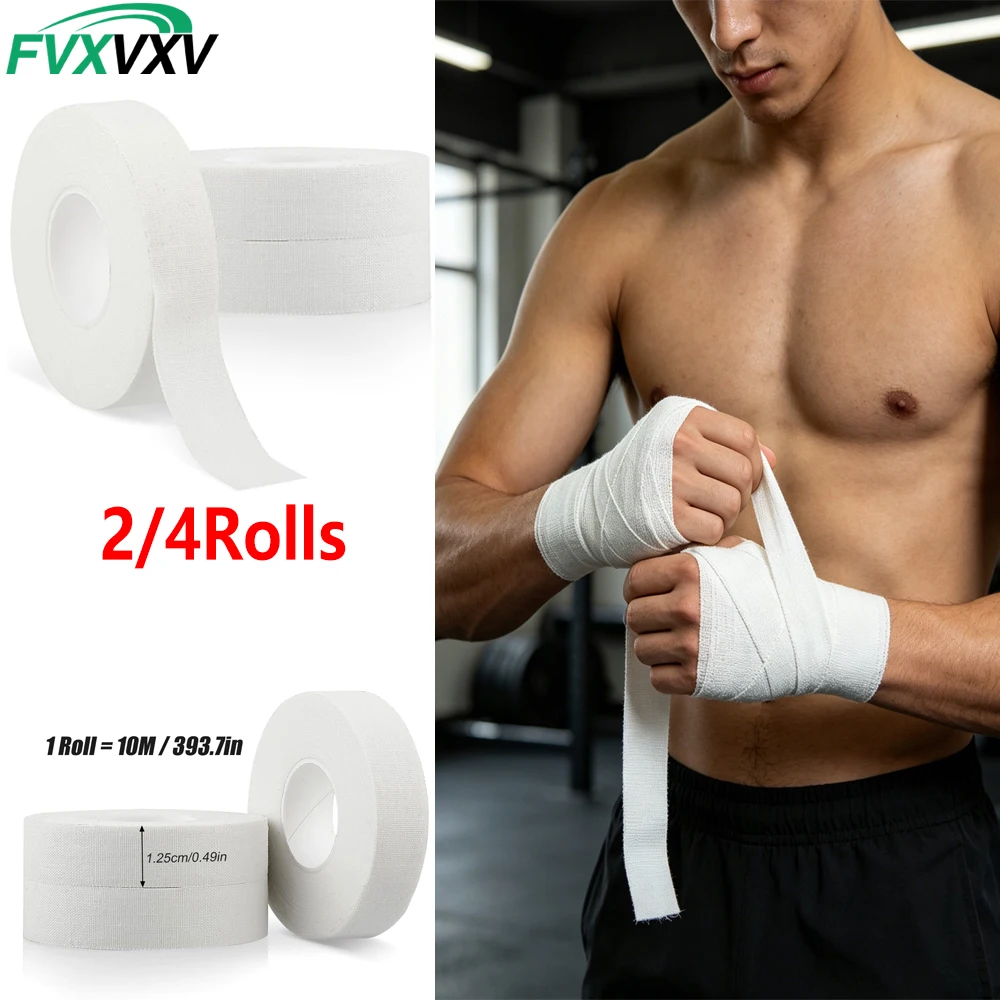 2/4PCS Athletic Finger Tape,Latex-Free, Sweat-Resistant for Sports,Rock Climbing,BJJ Jiu Jitsu,Grappling,Crossfit & Martial Arts