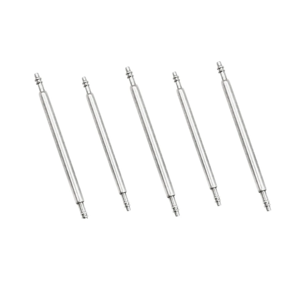 

4pcs 20Mm Stainless Steel Spring Bars For Watch Band Repair Tool Kit Easy Fit Removal Lug Opener Small Fork Point End Heavy Duty