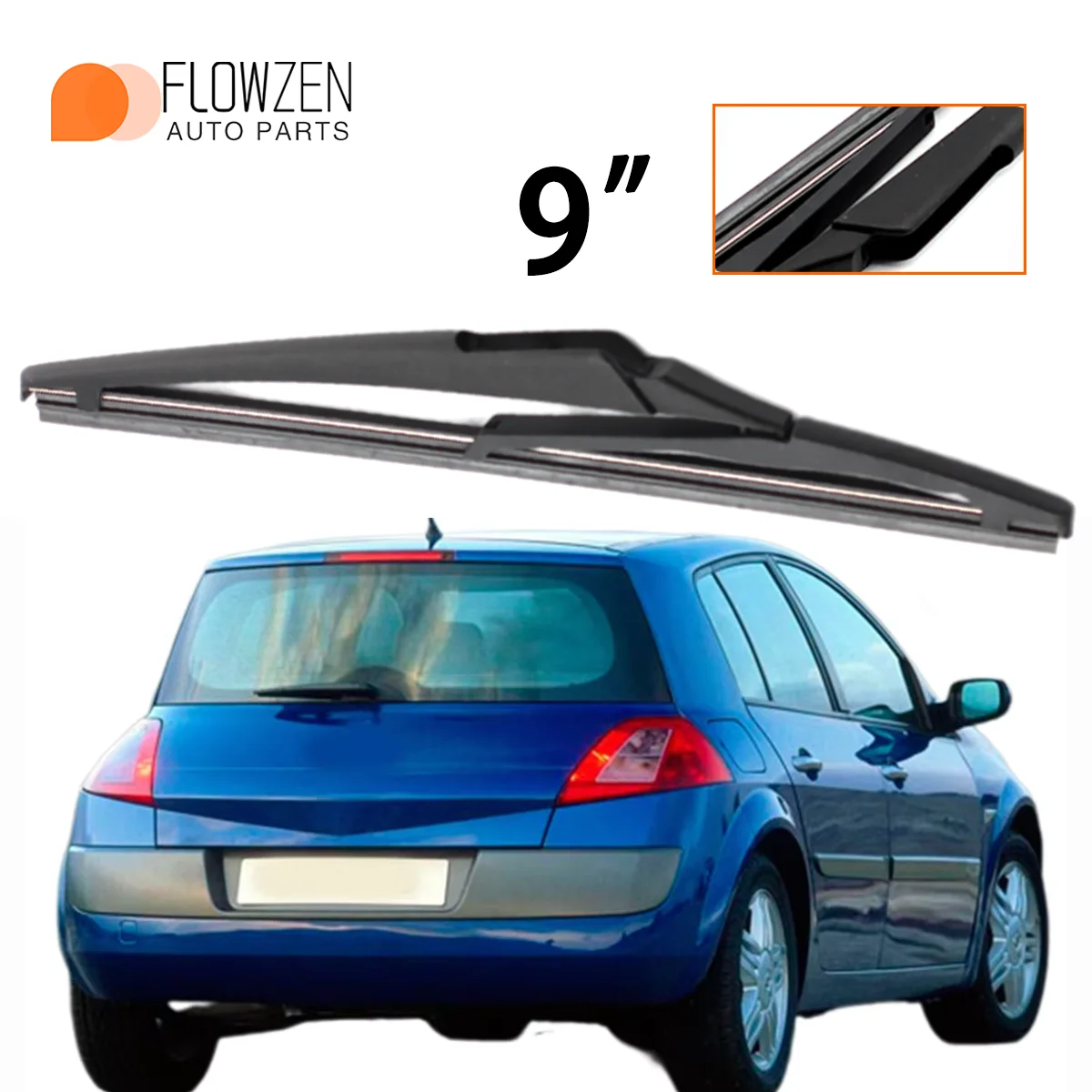 

1 шт. 9-дюймовый задний стеклоочиститель для Renault Megane II 2 MK2 хэтчбек 2002-2008 годов выпуска, щетка стеклоочистителя