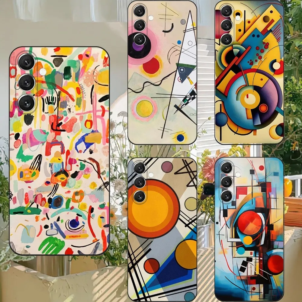 

Art Wassily Kandinsky Phone Case For Samsung S21,S22 Ultra,S20,S30 plus,S22 plus,S23,S30 ultra 5G Silicone Cover