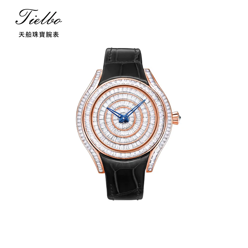 Orologi automatici di lusso da uomo movimento giapponese trasparente vetro zaffiro cinturino in gomma impermeabile Business Fashion Casual da polso