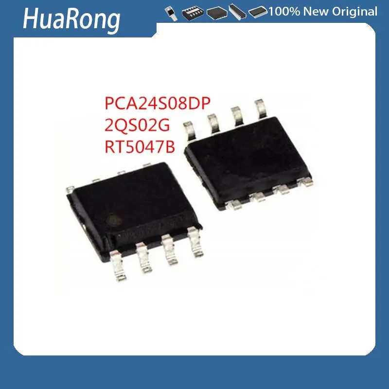 5PCS/LOT     PCA24S08DP  PS08   MSOP-8     2QS02G   ICE2QS02G    RT5047B  RT5047   RT5047BGSP    SOP8