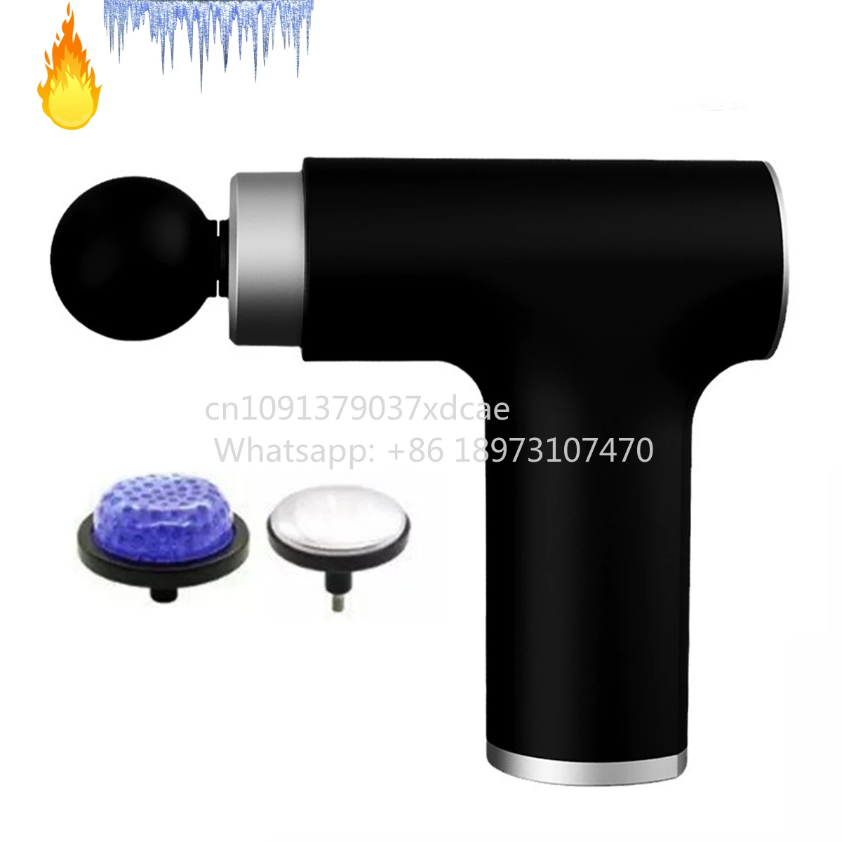 New Electric Powerful Percussive Mini Hot And Cold Massage . Muscle Relaxation Home Portable Gym Use Fascial Massager .