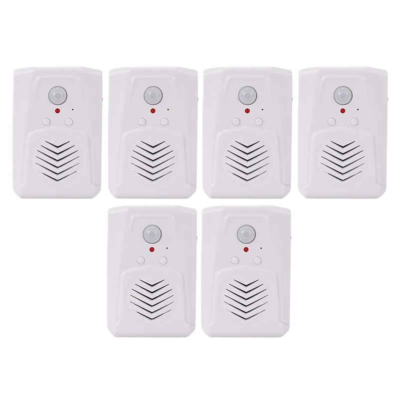 

5X Sensor Motion Door Bell Switch MP3 Infrared Doorbell Wireless PIR Motion Sensor Voice Prompter Welcome Entry Alarm