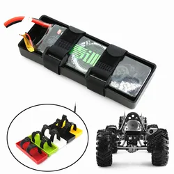 Plastic Battery Storage Box Bracket Tray Case for 1/10 1/8 RC Car Accessories SCX10