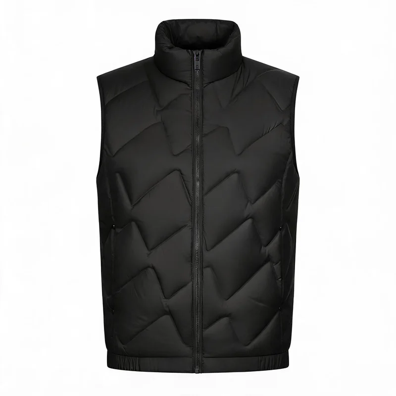 2026 Autumn-Winter New Men's Stand-Up Collar Down Jacket 90-Ring Down Jacket Fashion Lightweight Outerwear