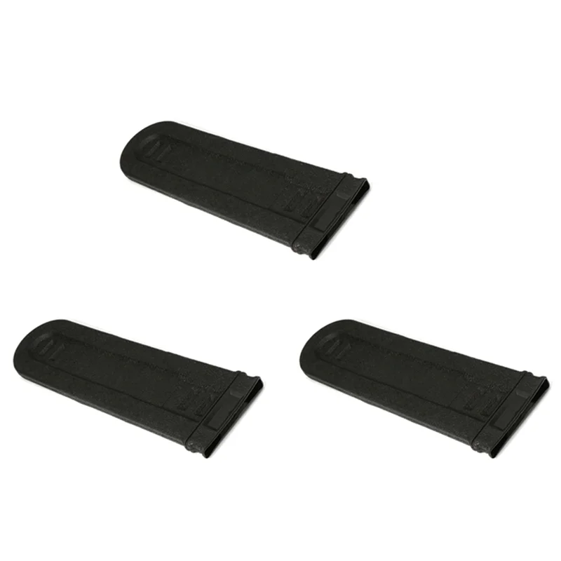 ABJI-3X 8 بوصة-12 بوصة غطاء شريط المنشار Scabbard الحرس لوحة دليلية عالمية لشريط المنشار Stihl الغطاء الواقي أسود