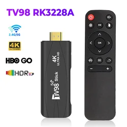 TV98 RK3228A Smart TV Stick Android 7.1 2.4G/5G dwuzakresowe WIFI TV Stick 4K HD 8GB/16GB odtwarzacz multimedialny inteligentny telewizor z androidem kij