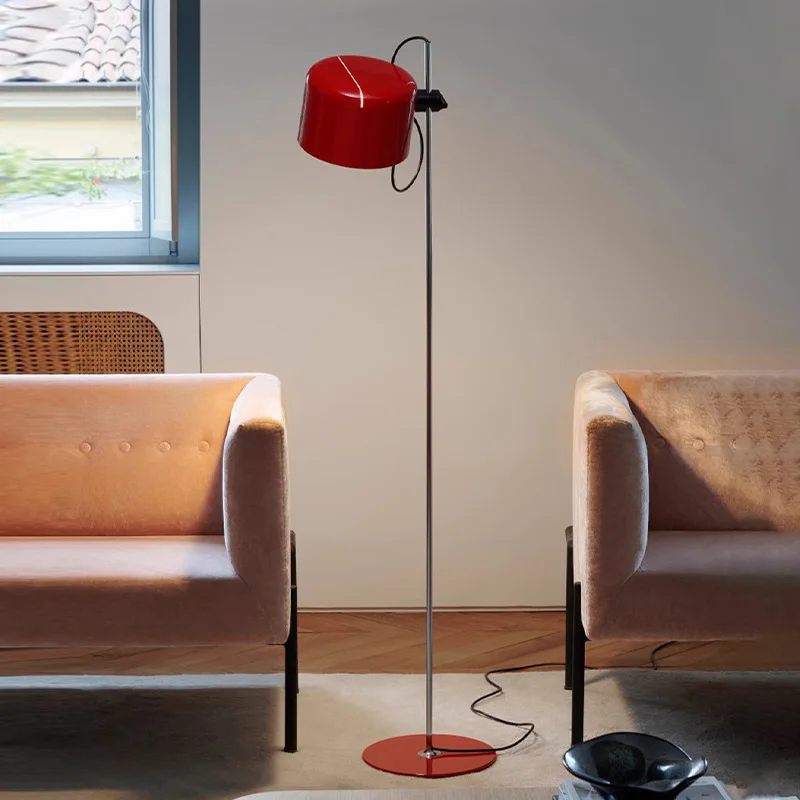 

Italian Modern Minimalist Retro Floor Lamp Medieval Parlor Bedroom Study Reading Lamp Decorative House Vertical Lighting Fixture