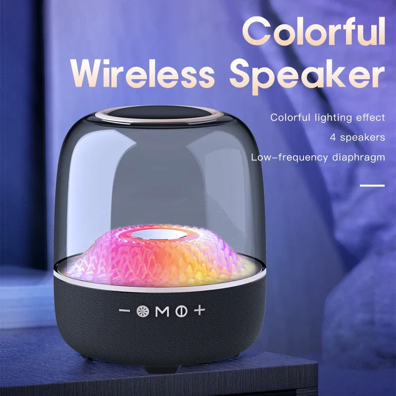 

Wireless Bluetooth Speaker with 360-Degree Surround Sound Subwoofer High-Quality Audio Suitable for Family&outdoor Gatherings