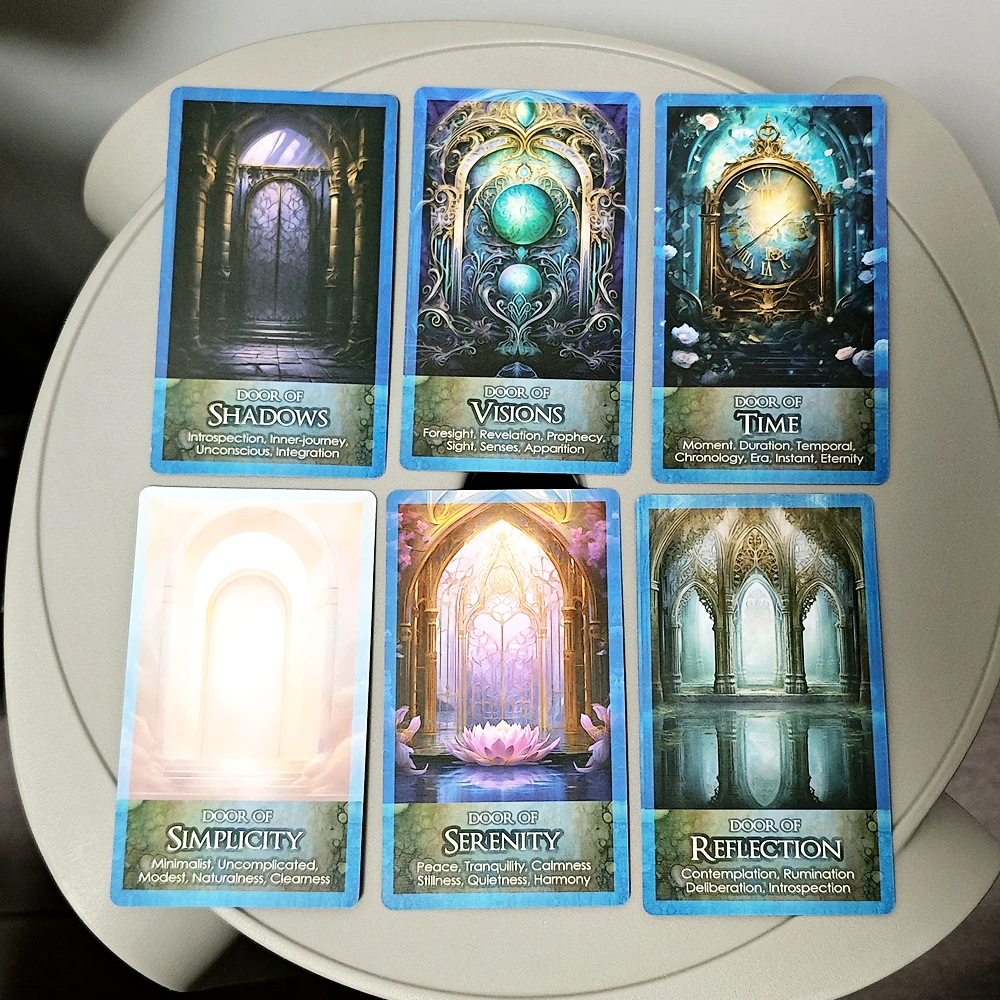 Doors of Destiny Oracle Deck 32-Card Tarot-Inspired Oracle Set 10.3*6cm
