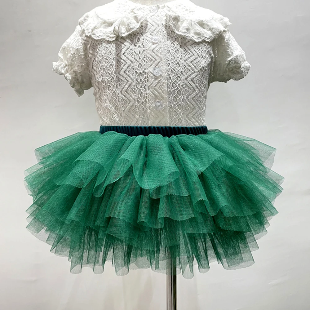 Baby Mädchen Tüllrock für Mädchen Tutu Prinzessin Ballkleid Pettiskirt Ballett Tanz Kinder Party/Geburtstag 6-lagiger Tüllrock 1-7 Jahre – Detail 11
