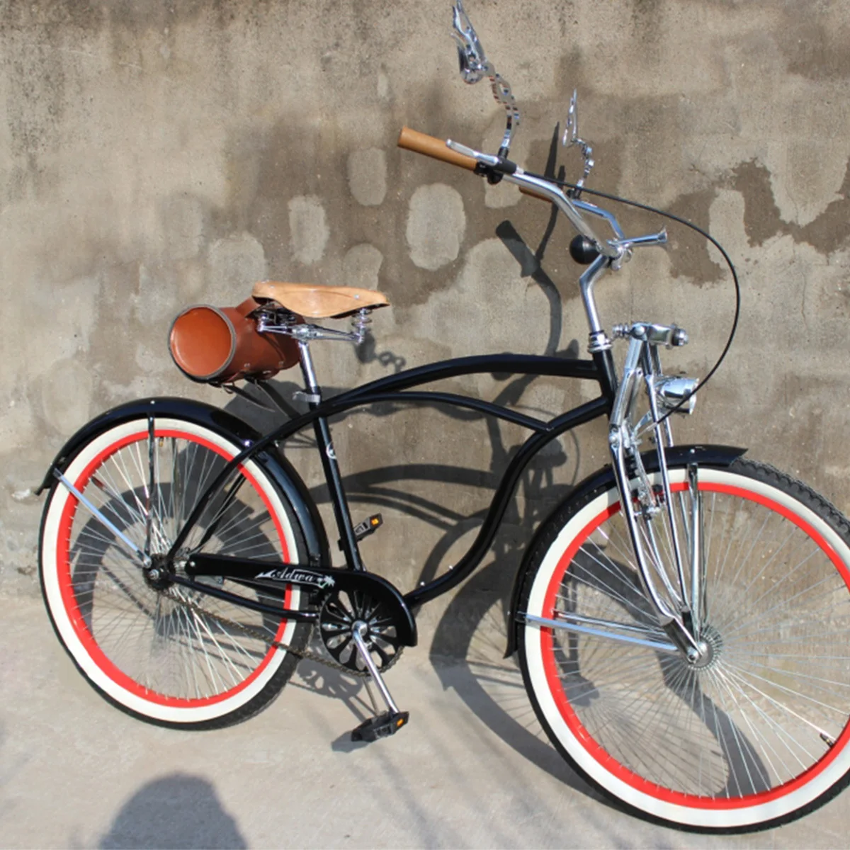 

Motorcycle Tool Brown Waterproof Pu Fork Storage For Keys Phone Handlebar Bag Cruiser Pack Motorcycle Bag