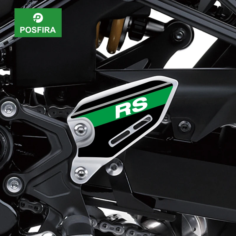 

POSFIRA Motorcycle Footrest Panel Stickers Vinyl Decal for Kawasaki Z900RS Z900 RS 2018-2026 2025 2024 2023 2022 Accessories