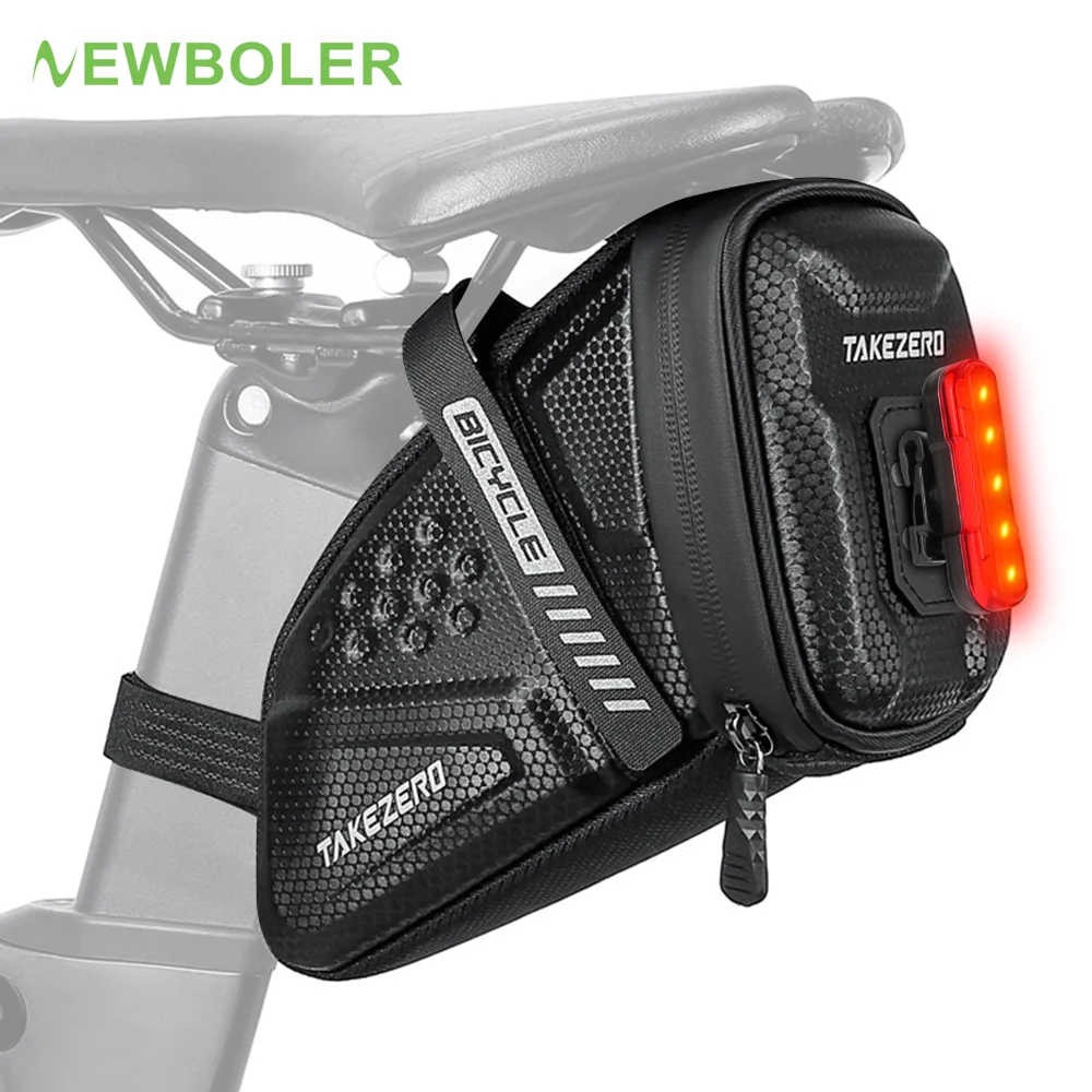 Sac de dégager de vélo étanche, sacoches de vélo de route VTT, coulée rayée, porte-outil de vélo,
