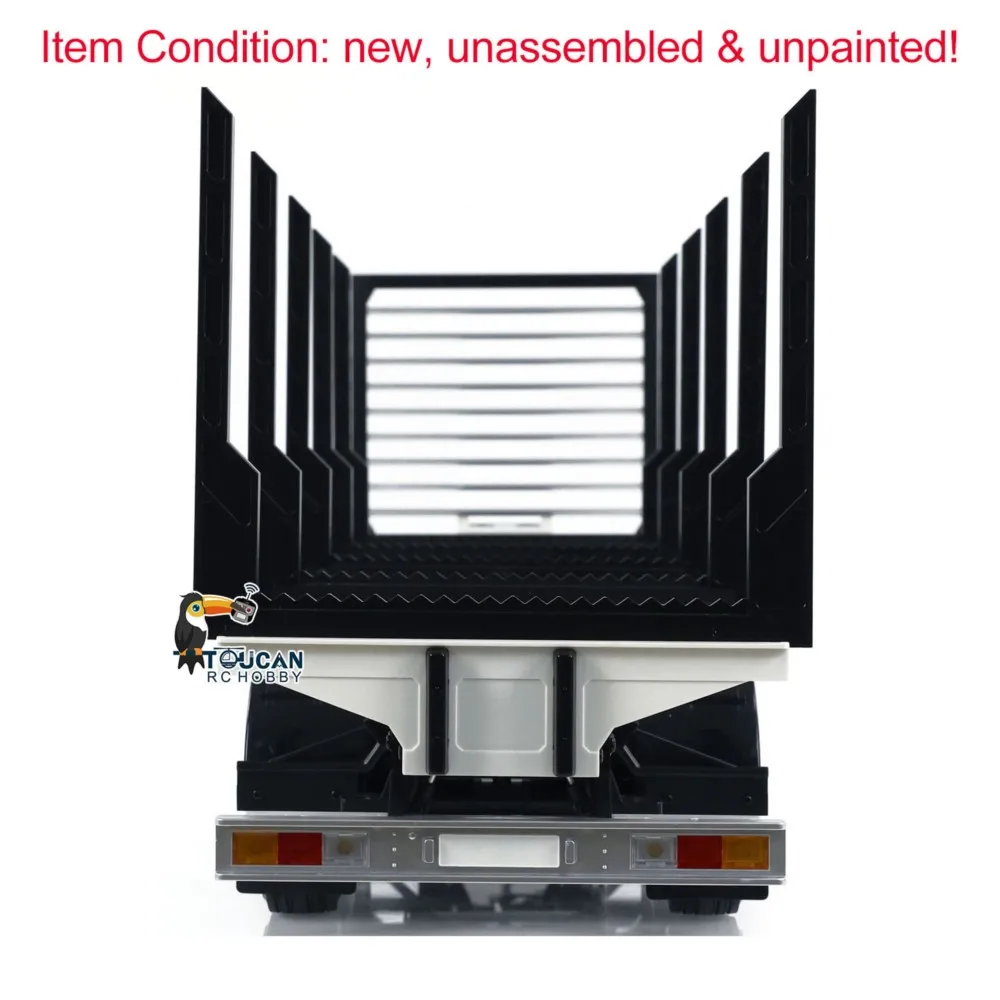 1/14 3Axles Timber Semi Trailer RC Truck Kit Remote Control Tractor Construction Vehicles TOUCAN Outdoor Toys for Boys TH01020
