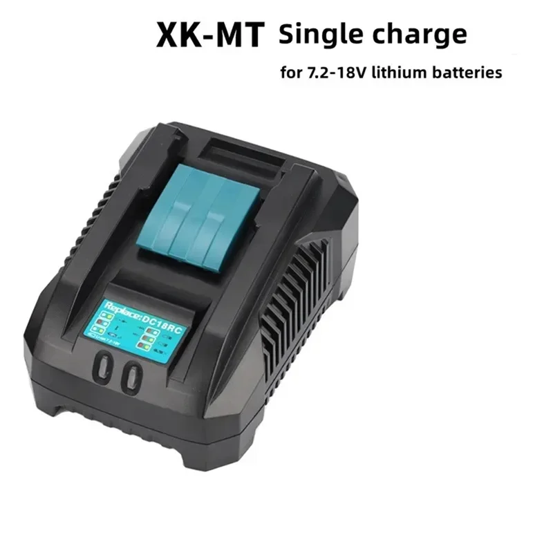 BAAG-New MT 단일 충전 고속 충전기는 전동 공구에 적합합니다. 14.4-18V 리튬 배터리 팩 US-Plug Black Abs 1개