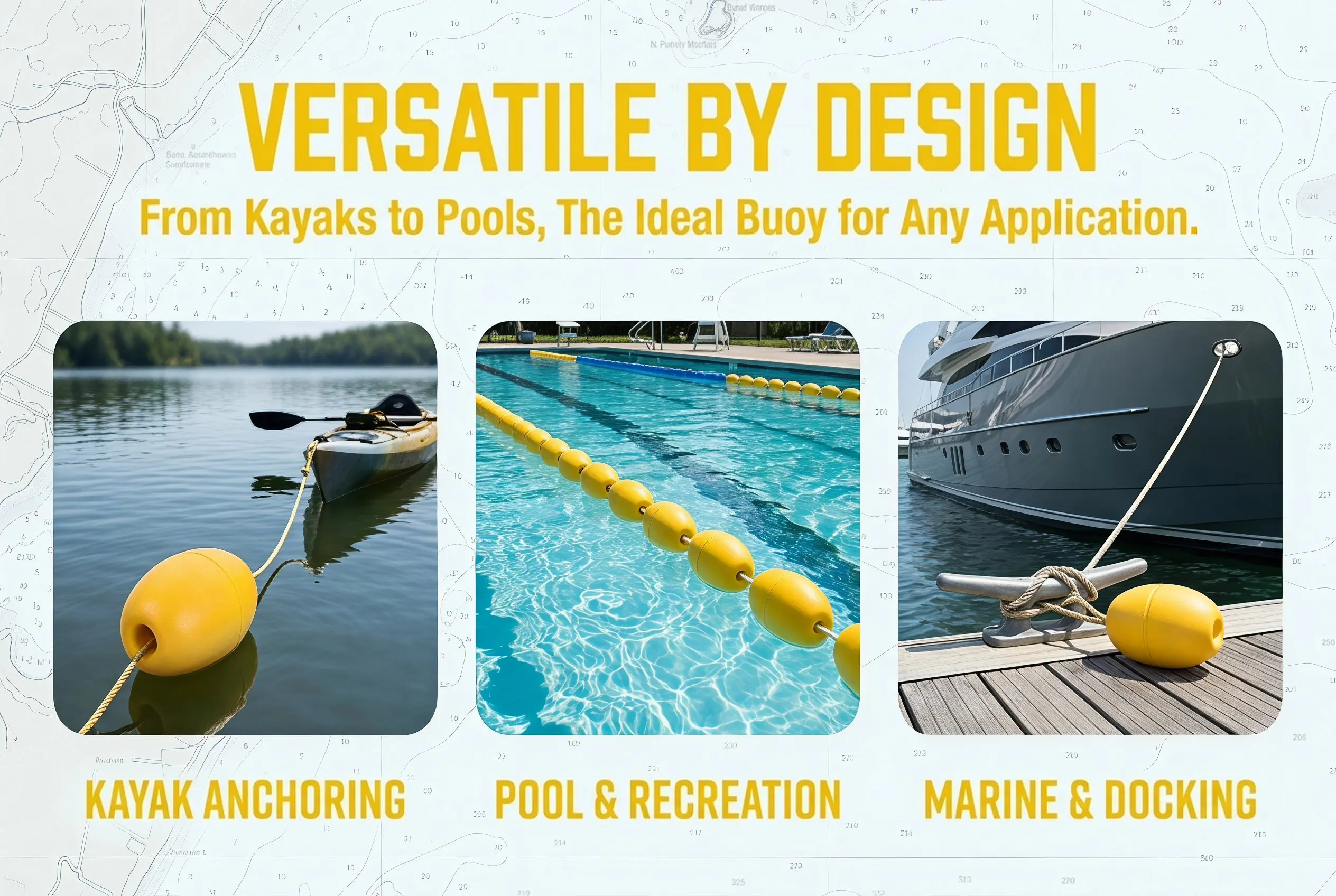 2Pcs 4x2.6inch Elegant Oval Water Float Buoy Set Portable High Stability Drift Brake for Kayak Canoe Yacht Boat Mooring Fishing