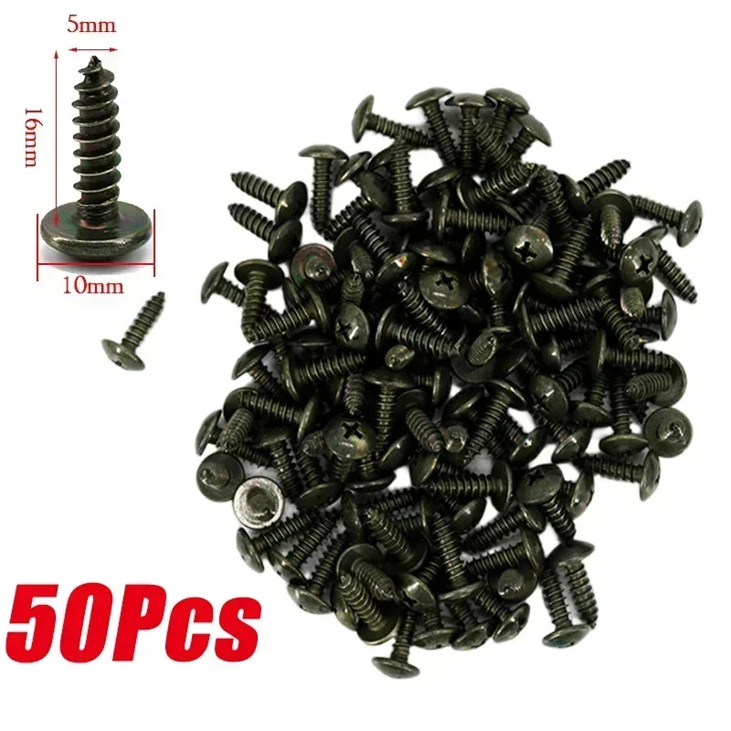 Mixed Metall Selbstschneidende Schrauben Verschluss U-förmige Clips Auto Motorrad Anti-rost Schraube RetainerClip für Roller ATV Moped E-bike