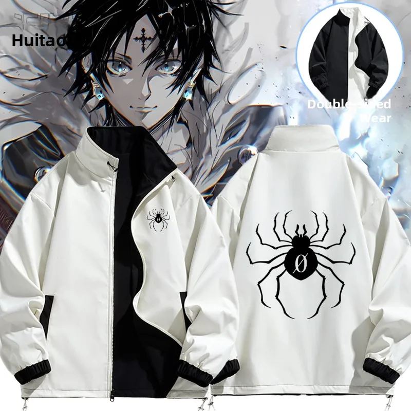 

Full-Time Kuroko's Double-Sided Jaet Anime Surroundings ex Outerwear Windproof Polyester Fiber Long Sve