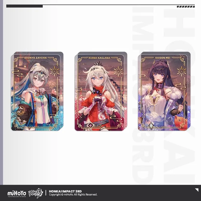 miHoYo HonkaiImpact3 Official Anime and Game Peripherals Flower Tatsu Hexi Series DIY Acrylic Quicksand Ornaments Accessories