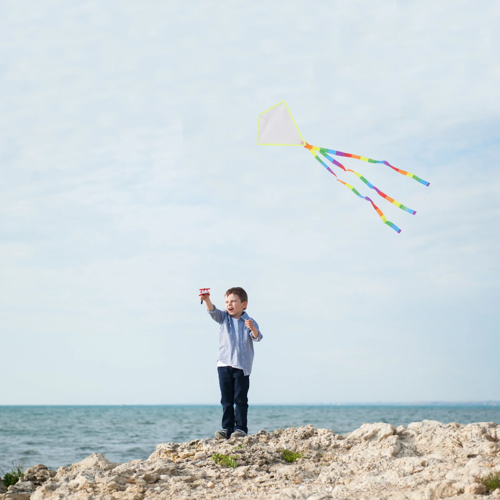 DIY Kites for Kids Teaching Blank Bulk Fly with Swivel Line Toddler Graffiti Making