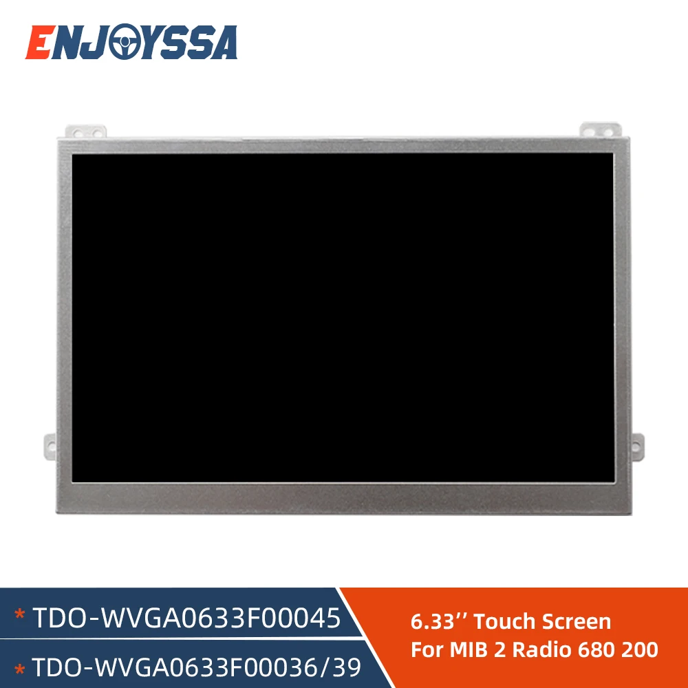 Car LCD Display Screen TDO-WVGA0633F00039 TDO-0633F40686 For Volkswagen MIB STD2 200 680 Radio NAV Screen Display Assembly Parts