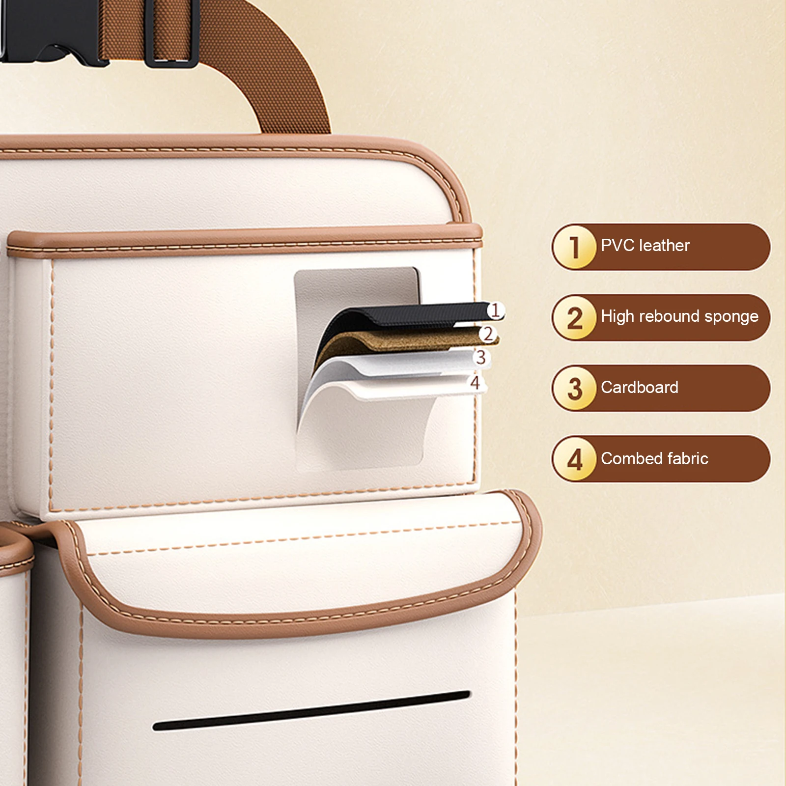 Auto Sitz Zurück Lagerung Tasche Hängen Tasche Multi-funktion Lagerung Box Auto Sitz Zurück Lagerung Tasche Innen Dekoration Auto zubehör