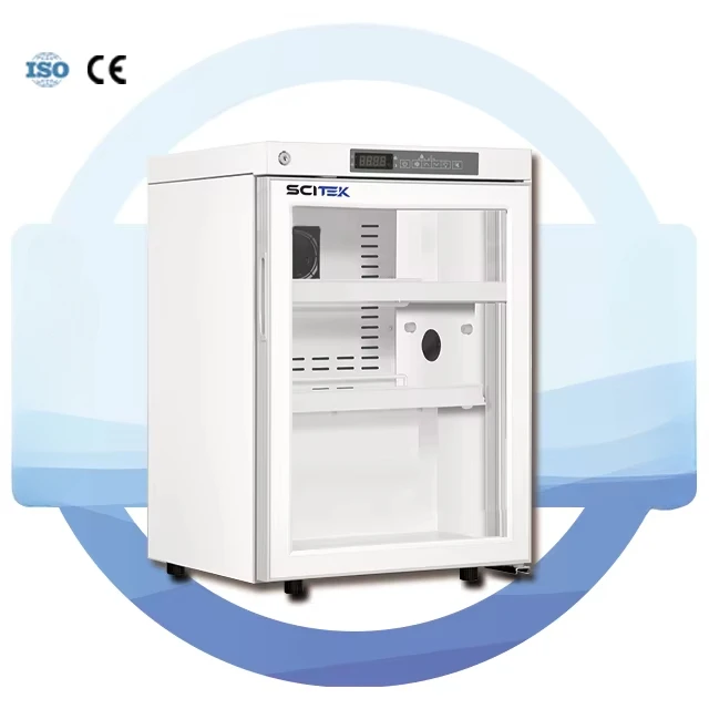 60L Medical Refrigerator (2-8°C) Mini Refrigeration Equipment Laboratory Refrigerator LED Screen Forced-air Cooling System view 2