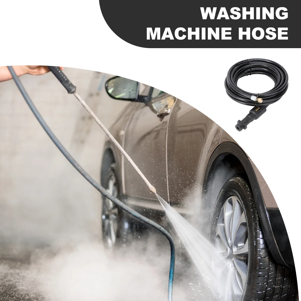 6 متر عالية غسالة لغسالة الضغط الكهربائية دائم استنزاف الأنابيب تنظيف خرطوم ارتفاع ضغط الأنظف خرطوم حديقة أداة التبعي #1