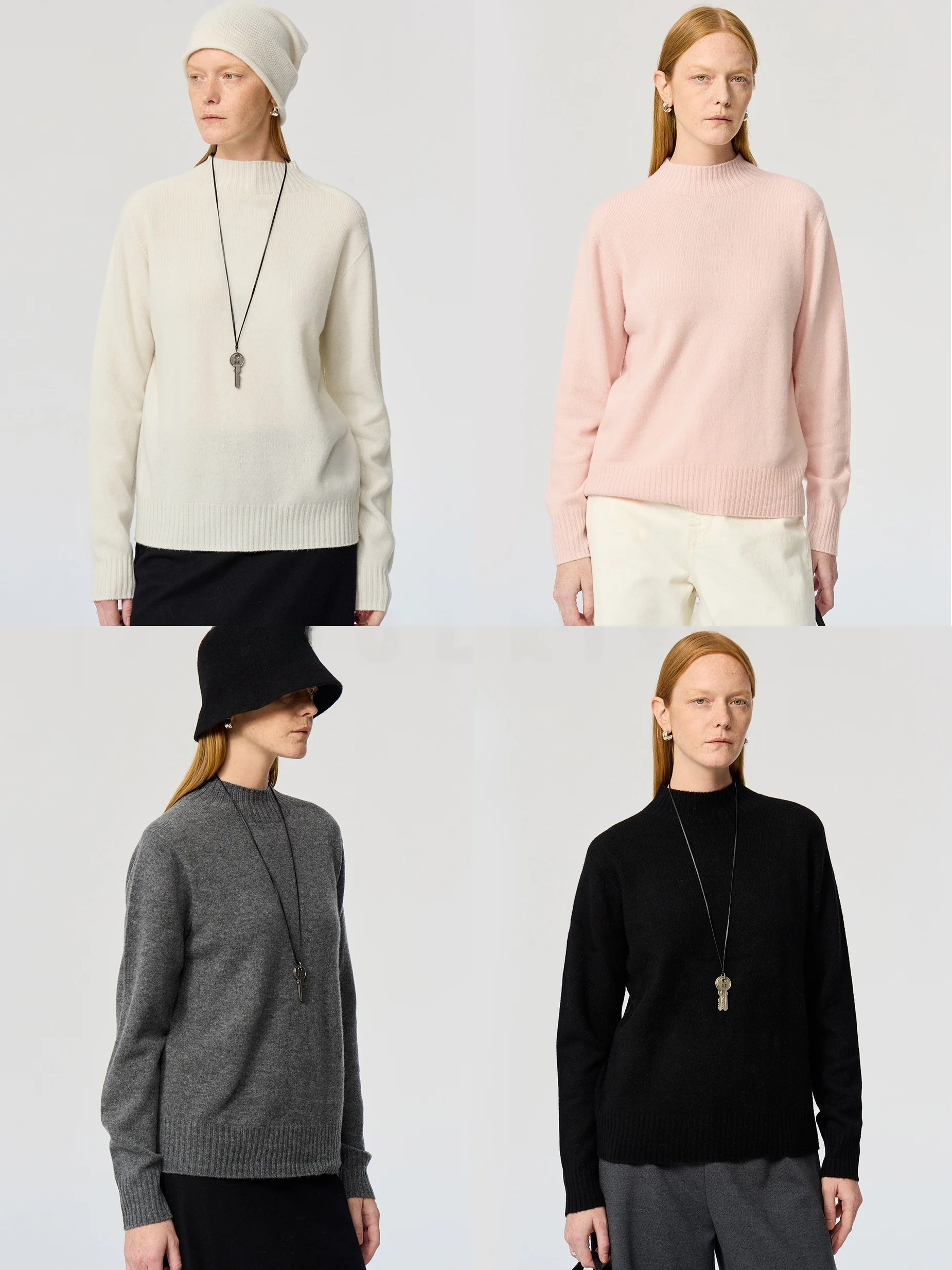 

Soulkiss Sl Knitted Women's Commute Sle Waable Wool Sweater Versatile Casual Knitwear