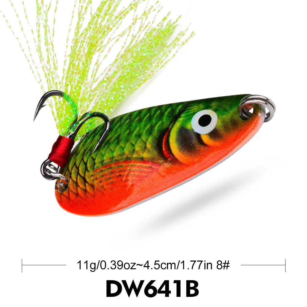 Metal Spoon Fishing Lure 4.5cm 11g Silver Plated for Long Casting Performance and Strong Reaction Triggers on Bass Pike Perch