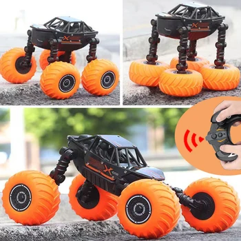 DIY Change RC Stunt Car Toys for Children Boys Kids Drift 4wd Off Road Remoto Remoto Vehicles Electric Remote Control Trucks