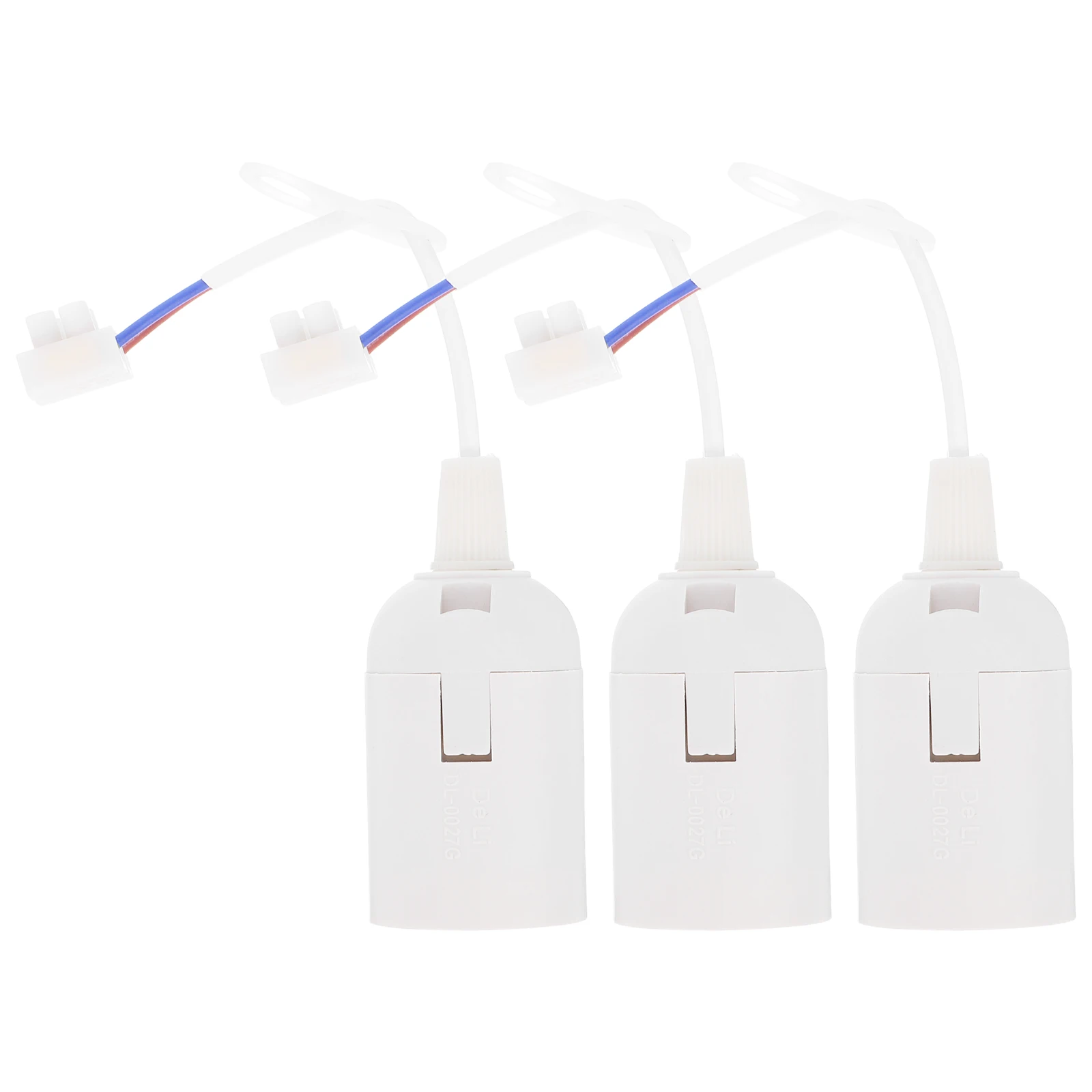 

Chandelier Accessories Edison Screw Lamp Holder White Plastic Hanging Lights Parts