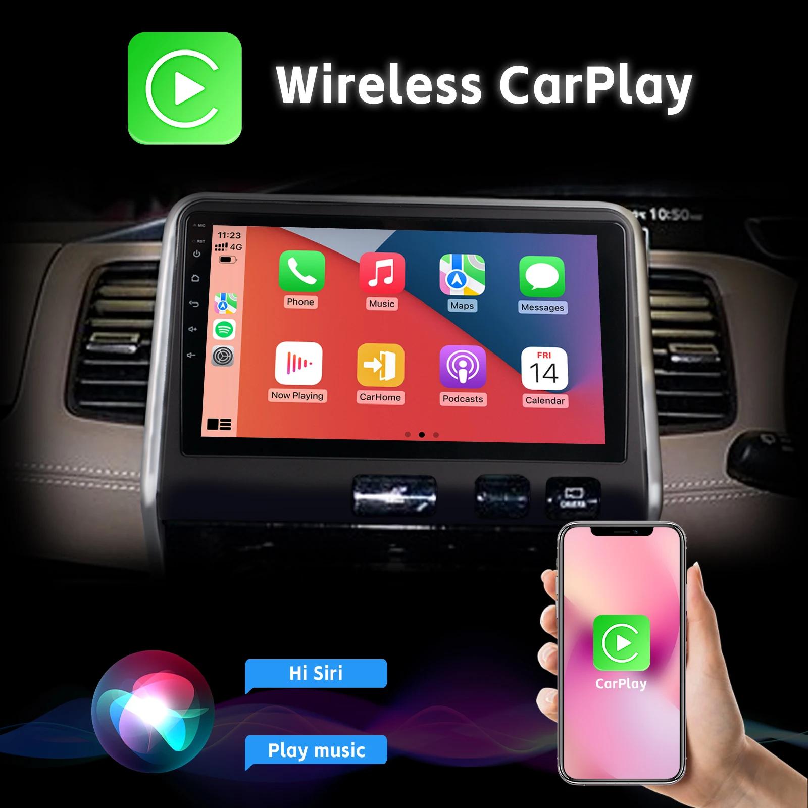 Car Radio with Wireless Carplay 10